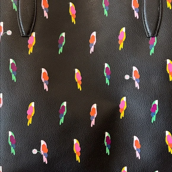 TESERVED Kate Spade Molly Flock Large Reversible Tote with Pouch - NWT Leather - Picture 6 of 17